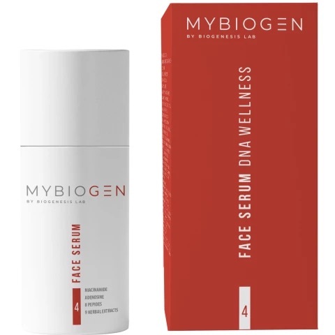 MYBIOGEN By Biogenesis Lab Пептидная сыворотка для лица 30 мл | Face Serum 4 DNA Wellness