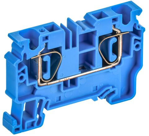ARMAFIX Клемма пруж. CX6 BU 6мм2 проходная синяя IEK