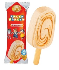 Эскимо Киски-ириски пломб. с сол. кар. 75 гр.