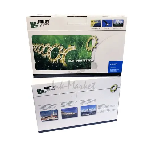 Совместимый картридж UNITON Premium CE261A для HP Color LJ CP 4525/4025 синий (11K) GREEN LINE (Eco Protected)