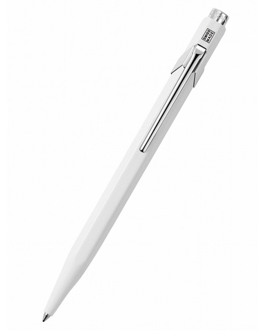 Ручка шариковая Caran d'Ache 849 Office Classic White (849.001_MTLGB)