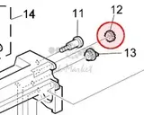 Шестерня Ricoh 13 зубьев / GEAR - 13Z AB011403