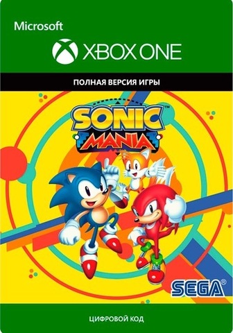 Sonic Mania (Xbox One/Series S/X, полностью на английском языке) [Цифровой код доступа]