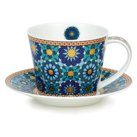 Чашка чайная с блюдцем 350мл Dunoon Иштар Айлей