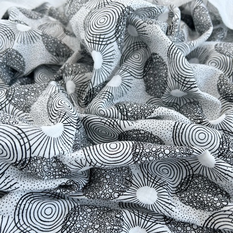 Пеленка муслин "Круги"