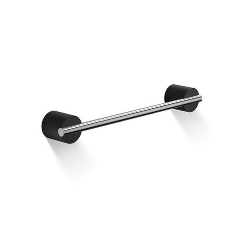 Decor Walther 0975065 Decor Walther Black Stone HTE30 Полотенцедержатель 30см, цвет: черный матовый / сталь матовая