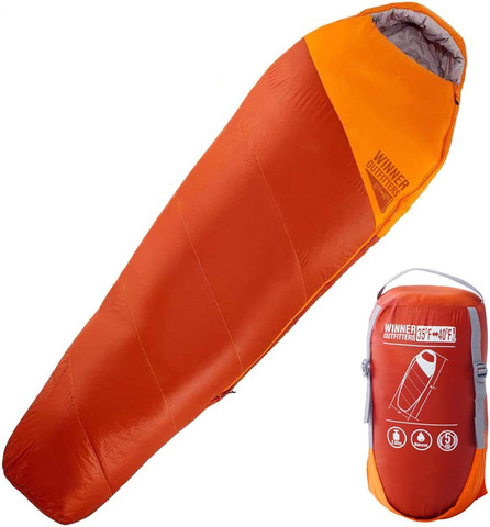 Картинка спальник Skully WQ-SB250 orange - 7