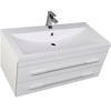 Aquanet 212864 Тумба с раковиной Aquanet Верона 100 белый (подвесная 2 ящика) (212864)