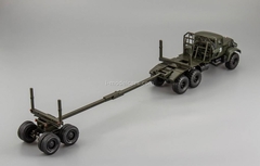 KRAZ-255L timber carrier (6x6) 1969 khaki 1:43 Nash Avtoprom