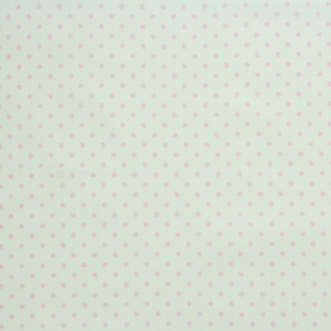 Ткань хлопковая светло-розовый горошек 4 мм, отрез 50*80 см