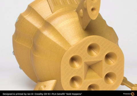 Пластик для 3D-принтера Fillamentum PLA Extrafill Gold Happens