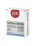 Кассета с лентой S'OK by Sakura Printing TZE545 для Brother,  белый на синем, 18мм, 8м , наклейка