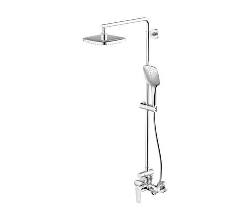 Душевая колонна Bravat Source настенная с одной ручкой (без излива), хром (F9173218CP-A-ENG)