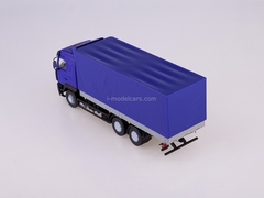 MAZ-6312 flatbed with awning blue-gray 1:43 AutoHistory