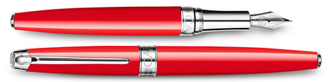 Ручка перьевая Caran d'Ache Leman Scarlet Red Lacquer SP F (4799.760)