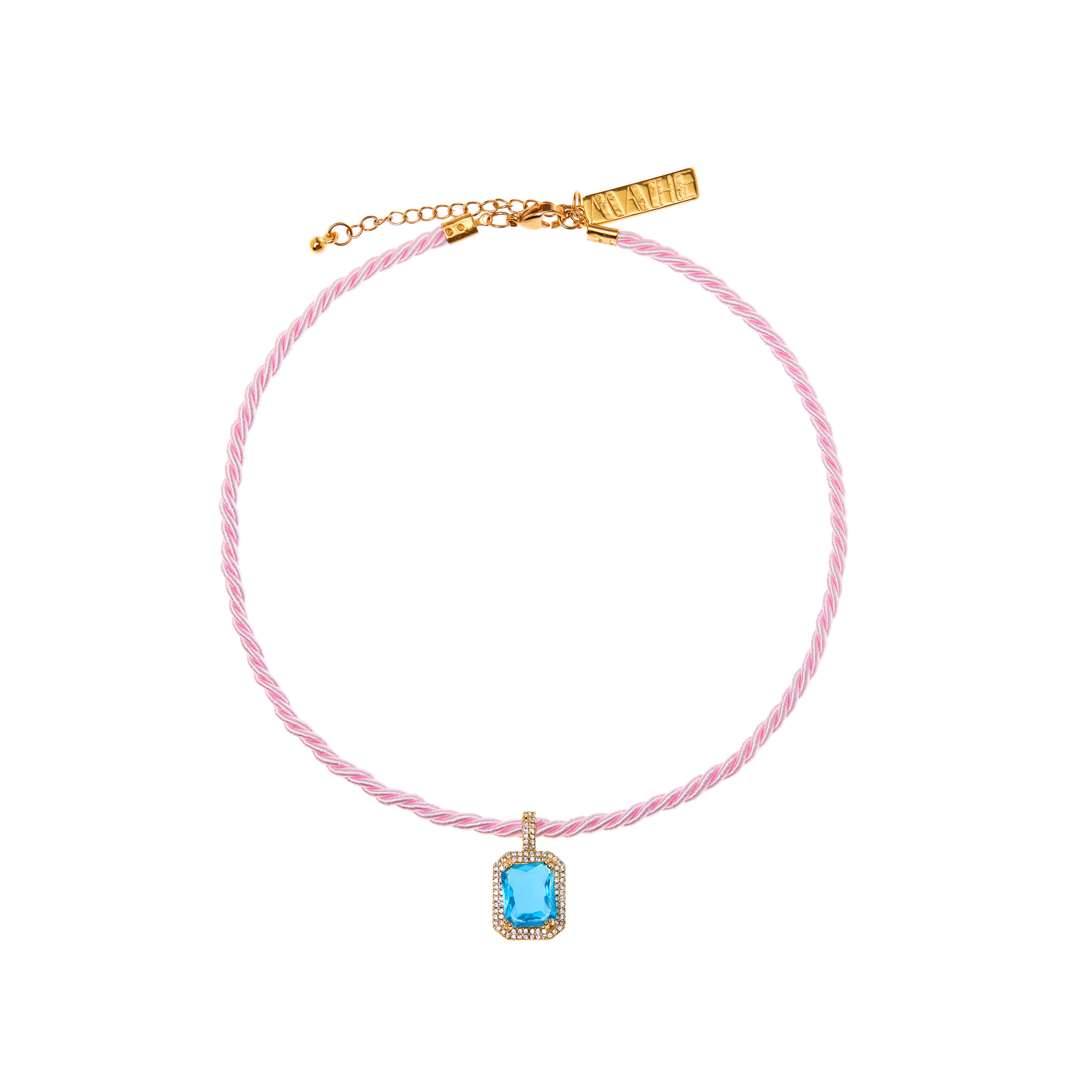 Колье Mila Pink and Blue Necklace