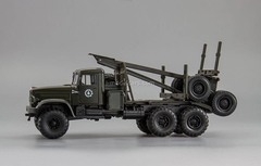 KRAZ-255L timber carrier (6x6) 1969 khaki 1:43 Nash Avtoprom