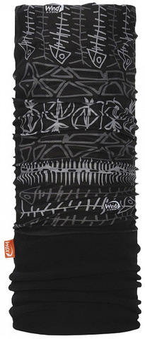 Картинка шарф-труба WDX polarwind raspa black - 1
