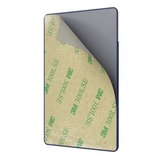 Силиконовый чехол для пластиковых карт / Картхолдер - кошелек на телефон Universal Wallet самоклеящийся универсальный (Темно-синий)