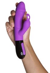 Фиолетовый вибратор-кролик Ares 2.0 - 20,6 см. - 