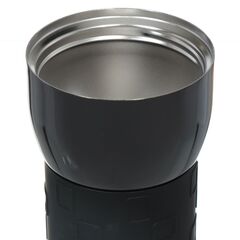 Термокружка нерж сталь, пластик, 0.42 л, Daniks, черный глянец, XG-8078-426C