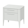 Тумба прикроватная Type 2 ящика ширина 50 см (белый)