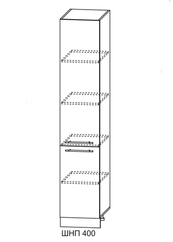 Кухня Империя ПН 400 Шкаф - пенал