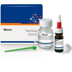 Мерон / Meron порошок 35гр жидкость 15гр. Стеклоиномерный цемент для фиксации коронок VOCO Германия