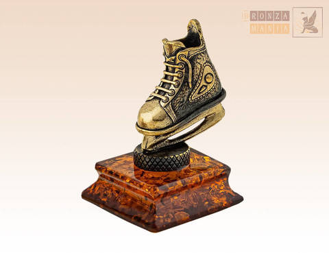 фигурка Конек Хоккейный на янтаре