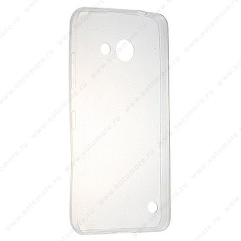 Накладка силиконовая ультра-тонкая для Nokia Lumia 550 прозрачная