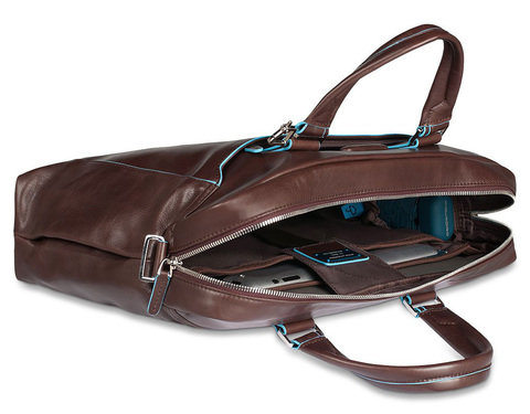 Сумка Piquadro Blue Square, коричневый, кожа натуральная (CA3335B2/MO)