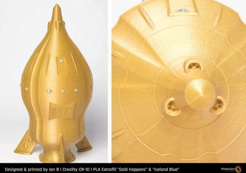 Пластик для 3D-принтера Fillamentum PLA Extrafill Gold Happens