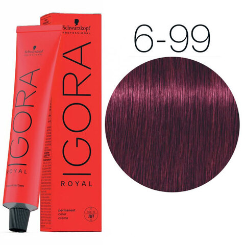 Schwarzkopf Igora Royal New 6-99 (Темный русый фиолетовый экстра) - Краска для волос