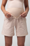 Шорты для беременных 11751 светло-бежевый