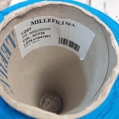 Вискоза-стрейч MILLEFILI / LOST 2/50 светло-синий