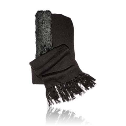 Комплект Шарф-капюшон+перчатки «Парижанка»