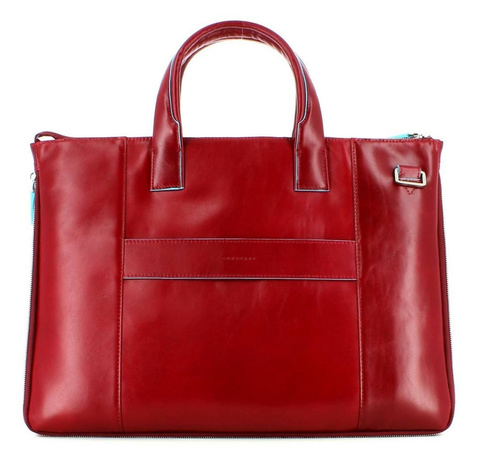 Сумка для ноутбука Piquadro Blue Square, красный, кожа натуральная (CA4021B2/R)