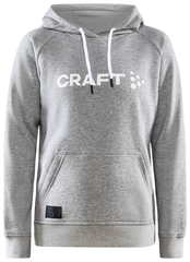 Толстовка Craft Overhead Logo Hoody Grey melange женская
