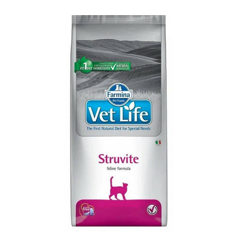 Сухой корм Farmina Vet Life Cat Struvite МКБ струвитного типа для взрослых кошек, 10 кг.