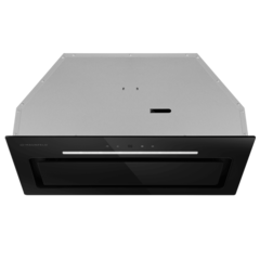 Встраиваемая вытяжка Maunfeld TRAPEZE 602SGG Black, черная, LED-освещение