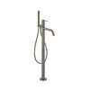 Gessi 24943#149 Gessi Emporio Via tortona Внешние части для напольного смесителя для ванны с душевой лейкой, цвет: Finox Brushed Nickel