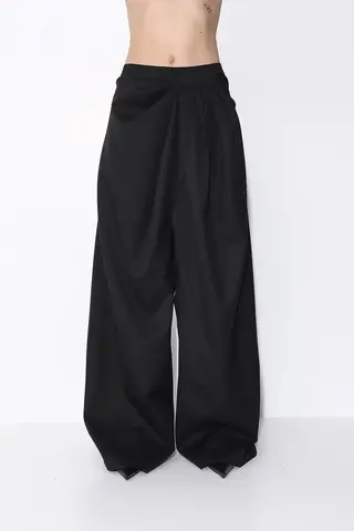 Брюки с драпировкой