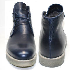 Синие зимние ботинки Ikoc 004-9 S