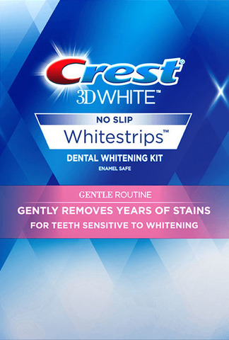 Отбеливающие полоски Crest 3D White Gentle Routine (курс 14 дней)