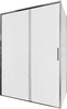 Aquanet AE65-140x80-CT Pleasure Evo ограждение (набор дверь + бок. стекло), хром, 1400х800 мм (324123)