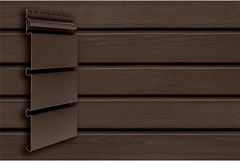 Сайдинг Архитектурный планкен Grand Line Acryl темный дуб (3,0м)