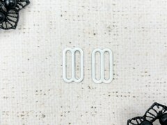 Регулятор для бюстгальтера металл, 1,9 см, белый