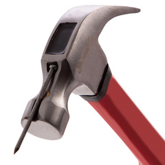 Молоток-гвоздодер 450г боек с магитом фиберглассовая ручка, Matrix в интернет-магазине ЯрТехника