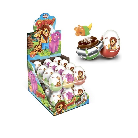 Egg Junior Girls- Шоколадное яйцо сюрприз с кремом для девочек 1кор*6бл*24шт, 10гр