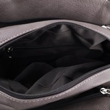 Сумка Саломея 477 мульти итальянский серо-черный